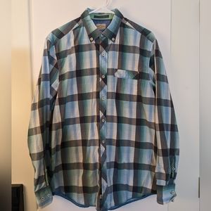 Tommy Bahama Plaid Button Up Shirt, Men's  Medium